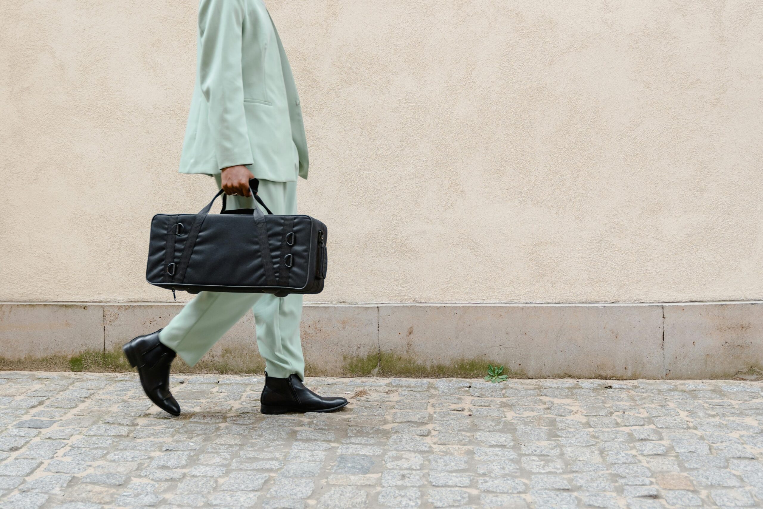 Man walking with briefcase